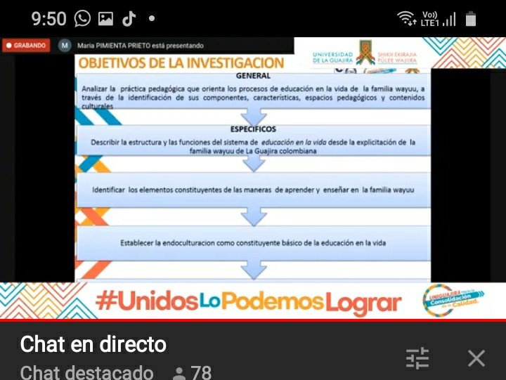MaraIsabelGavi7's tweet photo. La profesora Margarita nos está compartiendo un poco de su pueblo indígena 
@jaroldiazc 
@UniLaGuajira 
@InecTIC https://t.co/UdDftuXTfY