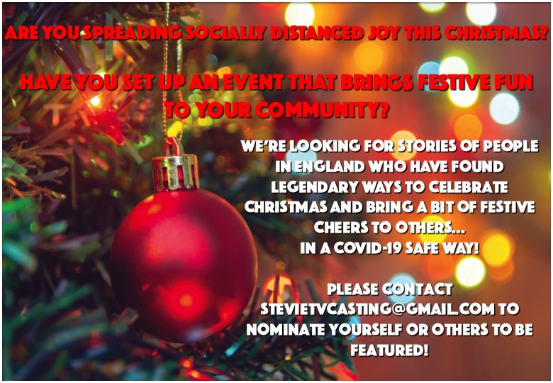 Are you planning a #community #christmas event that you want to tell the world about? Or are you a #performer who is planning a unique socially distanced show? If so we would love to talk to you! #casting #acting #panto #singer #opportunities #getintouch #local