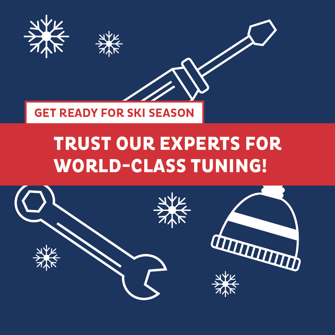 We combine decades of knowledge with state-of-the-art machinery. Trust our experts for world-class tuning. Drop off your gear at either location.

#wintersports #adventure #downhillskis #snowboard #skituneups #skigear #mountains