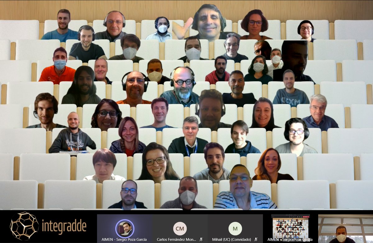 aimenct's tweet photo. 📸 Today and tomorrow we are organising the 24 month e-meeting of @Integradde. The consortium is reviewing all the task that are ongoing and will establish the plan for the next months. 
+info👉https://t.co/EisueRHMDP #aimenresearch #H2020 #EuResearch #FoF_EU @EFFRA_Live https://t.co/qASsNk20qe