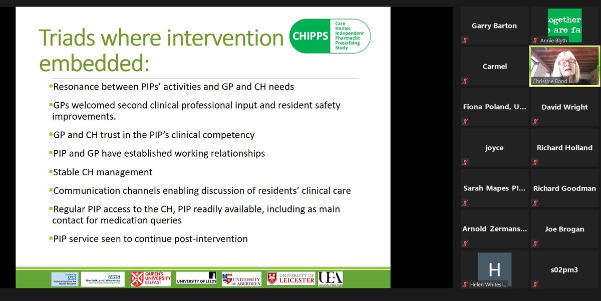 Professor Christine Bond describes the CHIPPS Process Evaluation