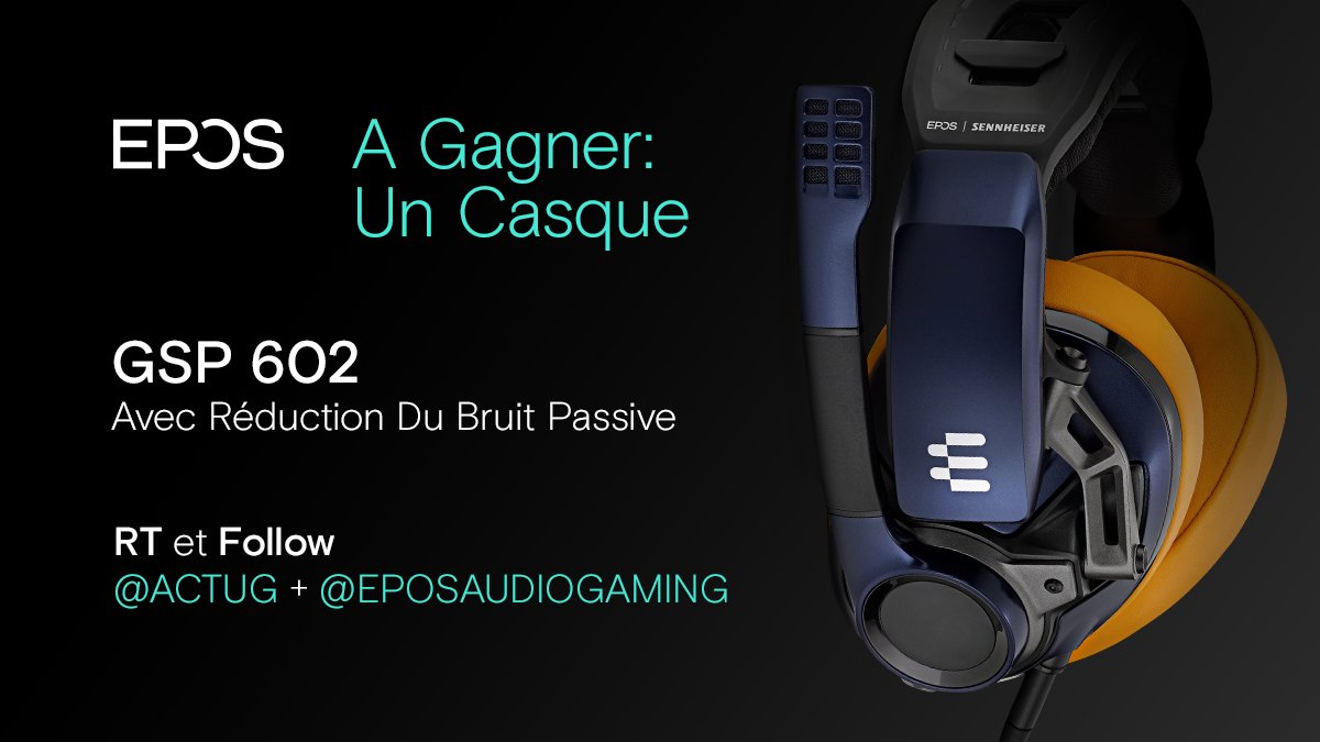 ActuG's tweet image. #CONCOURS : Un Casque EPOS | SENNHEISER GSP 602 à gagner ! Parfait pour vos soirées Halloween 🥶💥

Pour jouer :
💥 #RT
💥 Follow @ActuG + @eposaudiogaming
💥 Dis-nous quel jeu d'horreur ferais-tu avec ce casque ⤵️😏

+ d'infos sur le casque 👉bit.ly/3jfn5v6

TAS 6/11 😁