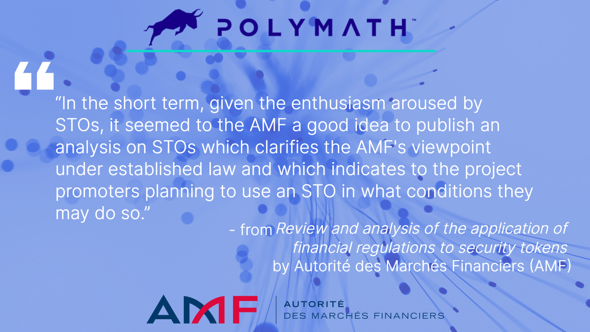 Polymath Read Full Report From The Autorite Des Marches Financiers Amf France And Look Out For Polymath On Page 7 T Co Imafwi2dls Blockchain Fintech Capitalmarkets T Co Vmacioas7o