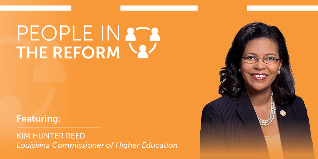_Strong_Start's tweet photo. "It's important to be sort of dissatisfied with the status quo." — @KimHunterReed, Commissioner of #HigherEd for
@LA_Regents.
Hear more of Dr. Reed's advice for leaders here: https://t.co/lqDDLzf2i5.
@EdCommission #StrongStartToFinish https://t.co/dXWl8YAHEh