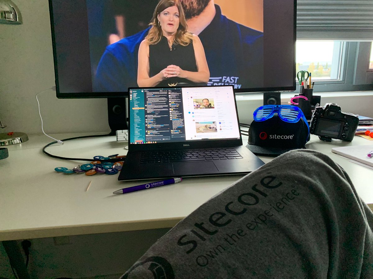 andyvandesande's tweet photo. Sitecore sweatpants on. Because now you can. #SitecoreSYM https://t.co/GLjNdYjU22