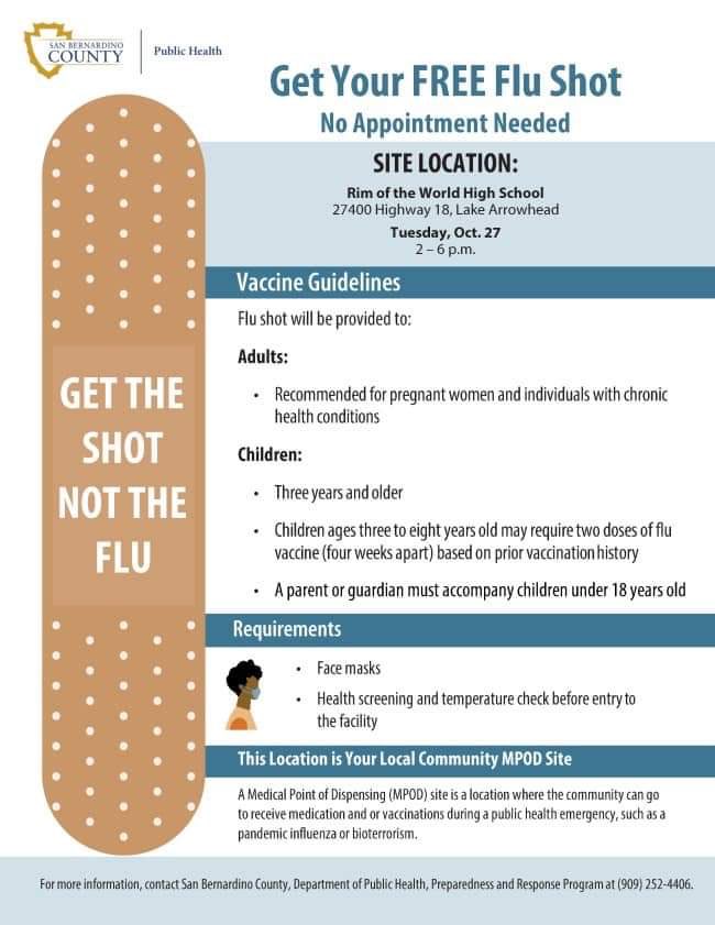 RimEdFdn's tweet photo. Free flu shot clinic today! https://t.co/QU1y5heFl1