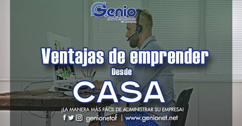 La mayor ventaja de emprender desde casa es el ahorro económico que ofrece la no inversión en el alquiler o en la compra de un local comercial... Continúa leyendo en el siguiente link facebook.com/genionetof/pho… 
Síguenos en nuestras cuentas! 🤗 #Quedateencasa #SOMOSGENIO