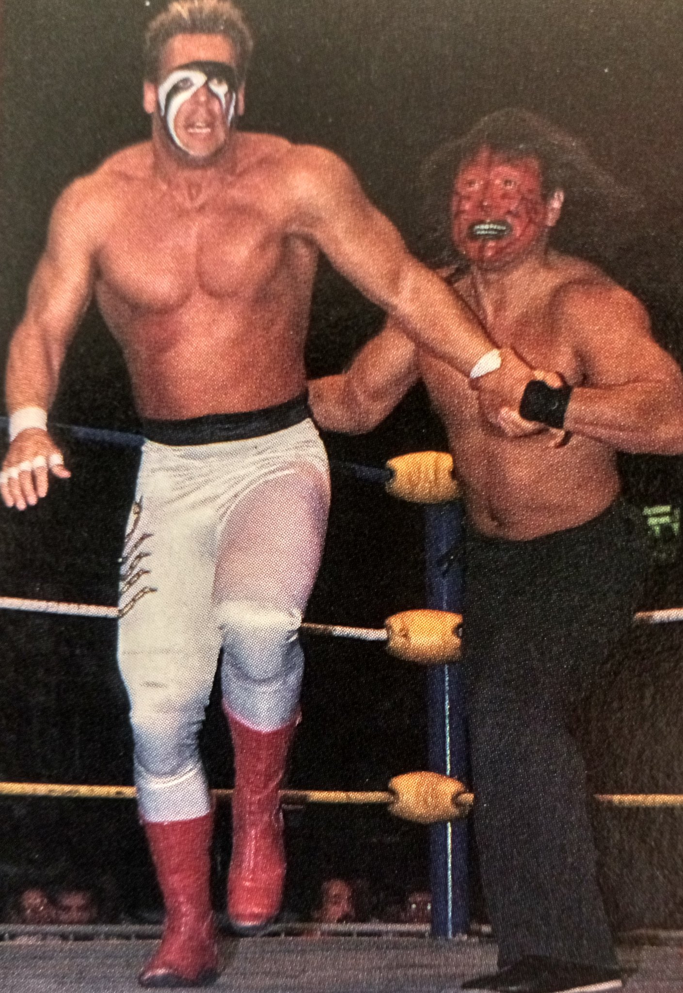 Rasslin' History 101 on Twitter: "Two of the sport's finest young talents battling it out in the NWA back in 1989:Sting and The Great Muta. https://t.co/TsGe76DYXF" / Twitter