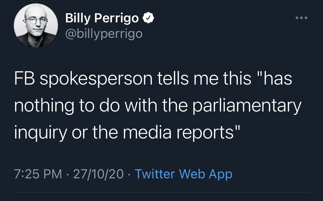 It took journalists from  @WSJ,  @TIME and  @ReutersIndia to bell the  #AnkhiDas cat. The entire Indian media universe willingly ignored  @Facebook’s insidious role in distorting Indian society and democracy—or was happily cutting “partnership” deals and eating the crumbs thrown at it