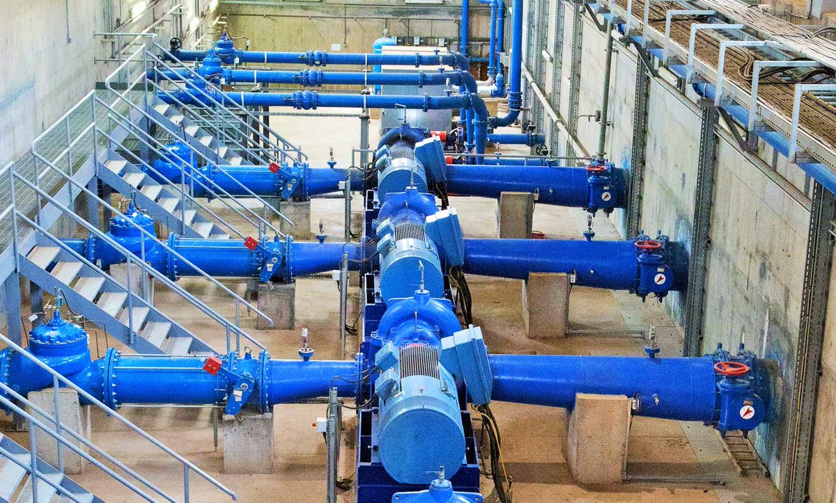 BiwaterTweets's tweet photo. #WaterInspiration: The Omdurman Water Treatment Plant in Sudan. The filter gallery, clarifier desludge valves and high level pumping station were all installed by #Biwater as part of its design and construction project to provide a turnkey #watertreatment plant to serve Omdurman. https://t.co/NyWb1N2EiU