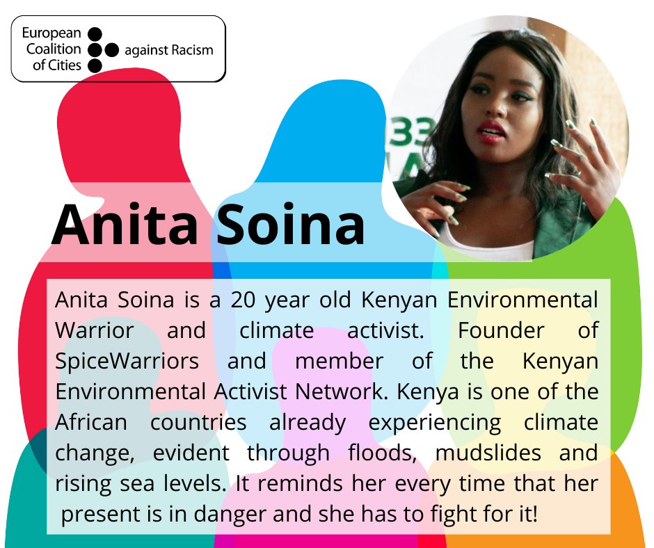 ECCAR_Network's tweet photo. ➡️Here are the other great speakers for our @UNESCO Master Class: leonie, @lineniedeggen, @anitasoina, @t_nowshin🌐#decolonizeclimatemovement #ClimateJustice https://t.co/Rn4hCASezB