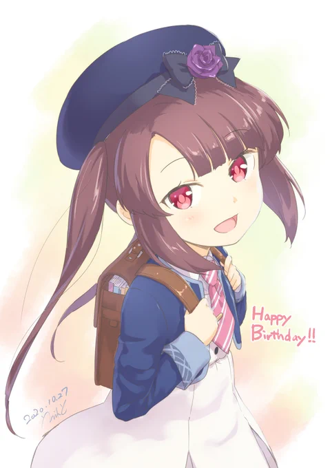 そしてつむぎ誕生日には遅刻してるっていうハピバrkgk #オンゲキ 