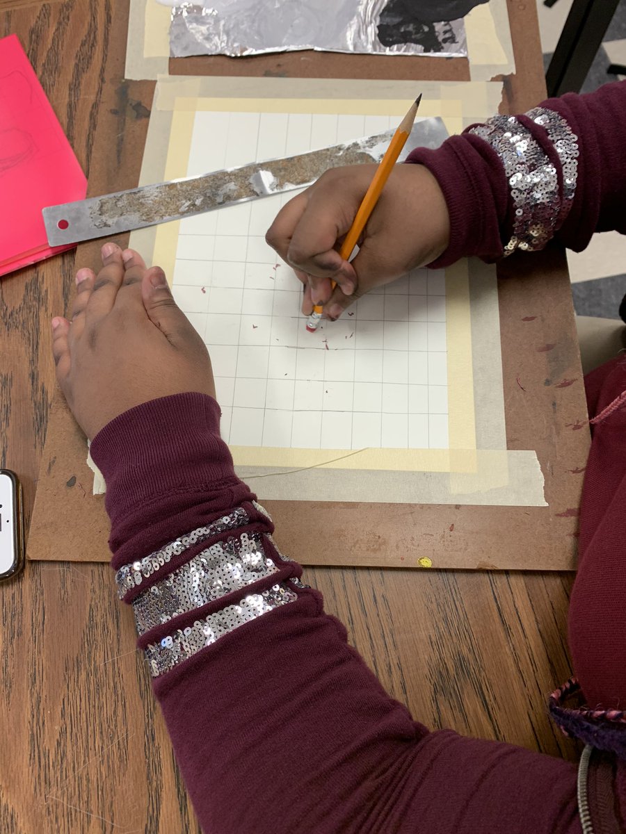 MrJohnsonArt's tweet photo. Abstract grid challenge: how many tones can you create?? #sisdpva #springisdpva #artchallenge #painting #practice https://t.co/bpwEziEQNX