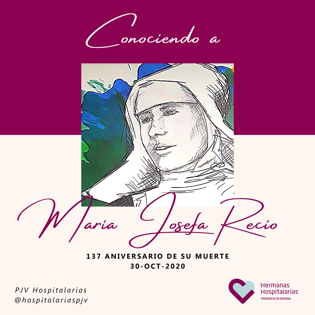 serhospitalaria's tweet photo. El día 30 de octubre se cumplen los 137 años de la muerte de la Venerable María Josefa Recio Martín, nuestra fundadora. 
Estos días os damos a conocer algo más de ella 💟

https://t.co/5M867VL4Ot

#HermanasHospitalarias #cristianos #FelizMartesATodos https://t.co/8moZTRIOJ9