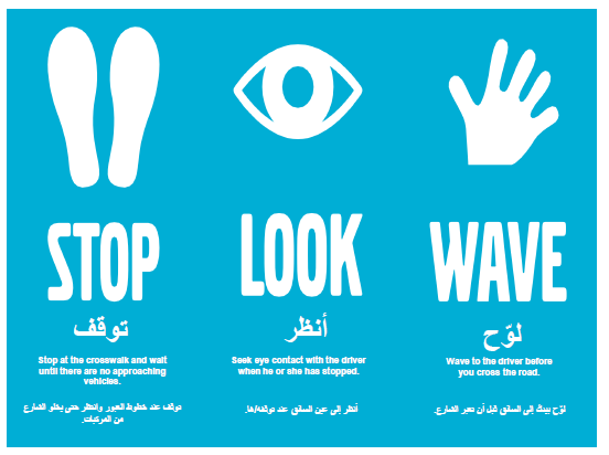 APSsaferoutes's tweet photo. It's #Walktober/PEDESTRIAN SAFETY WEEK, and here's a great resource in 4 languages from our @arlsafestreets friends, reminding us all to STOP and LOOK before crossing!  Join their meeting tonight to find out about all they're doing! https://t.co/6n7nVCXyRp  #APSWalks2020 #BeSafe https://t.co/30IUqB7mUM
