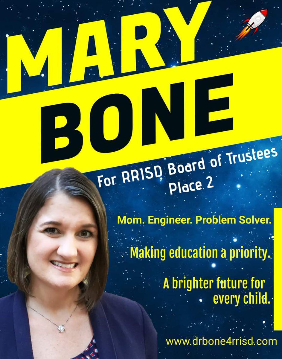 Dr. Mary Bone for RRISD Board of Trustees (@drbone4rrisd) on Twitter photo 