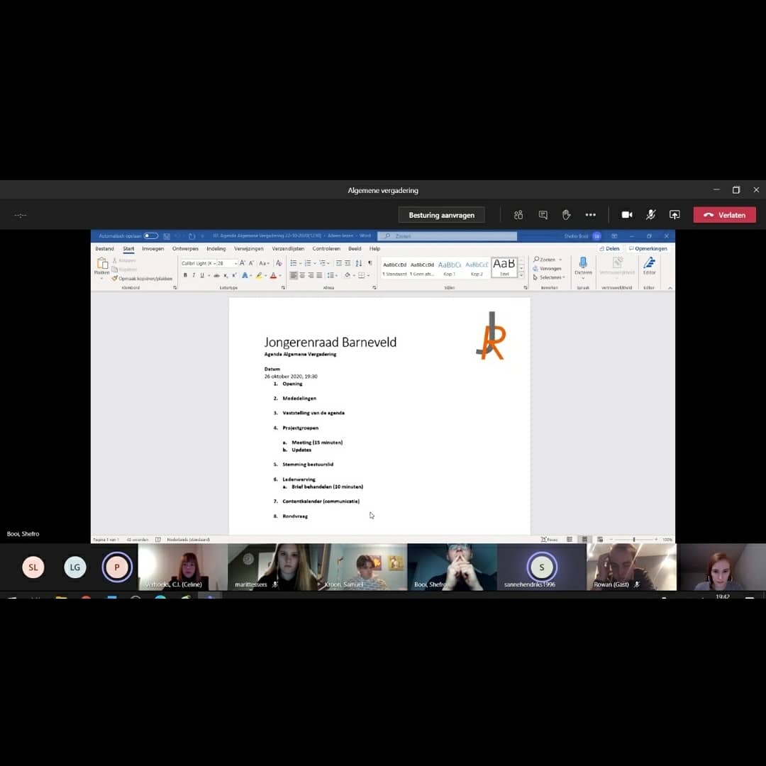 Gistermiddag hebben we ons halfjaarlijks overleg gehad met wethouder Van Daalen en Ali Essousi 💪

Savonds was onze algemene vergadering😊