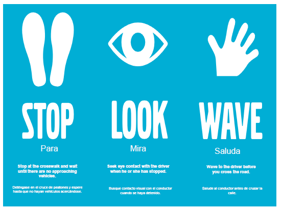 APSsaferoutes's tweet photo. It's #Walktober/PEDESTRIAN SAFETY WEEK, and here's a great resource in 4 languages from our @arlsafestreets friends, reminding us all to STOP and LOOK before crossing!  Join their meeting tonight to find out about all they're doing! https://t.co/6n7nVCXyRp  #APSWalks2020 #BeSafe https://t.co/30IUqB7mUM
