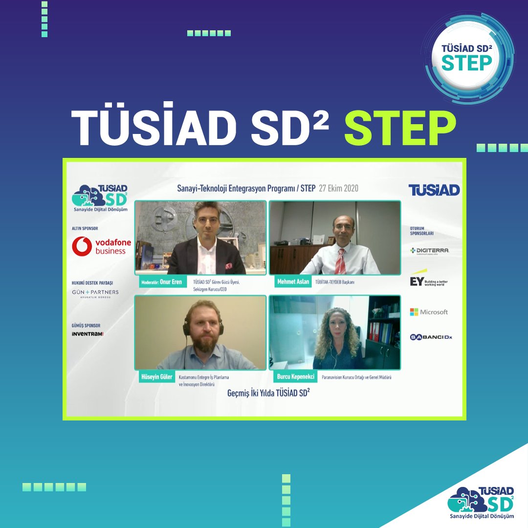 TUSIADSD2's tweet photo. 📍TÜSİAD SD² programında geçmiş iki yılda neler yaşandı? Cevabı bu oturumda...
Etkinliği izlemek için: https://t.co/zWc9lwi2yV 

#tüsiad #tüsiadsd2step #sanayidedijitaldönüşüm #dijitaldönüşüm #tüsiadsd2  #step2020 https://t.co/x1qNlQnkH1