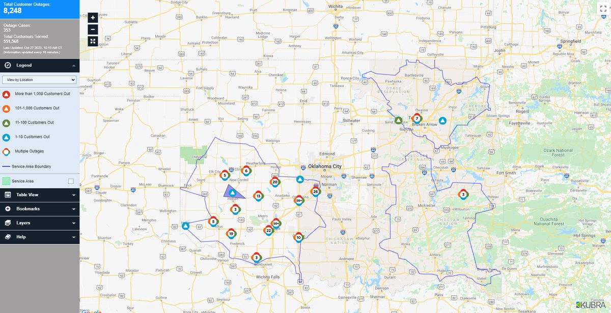 Power Outage Okc Ok As For Estimates The Utility Expects Power To Be Back In Enid And Woodward By Sunday The Majority Of The Oklahoma City Metro And Other Areas By