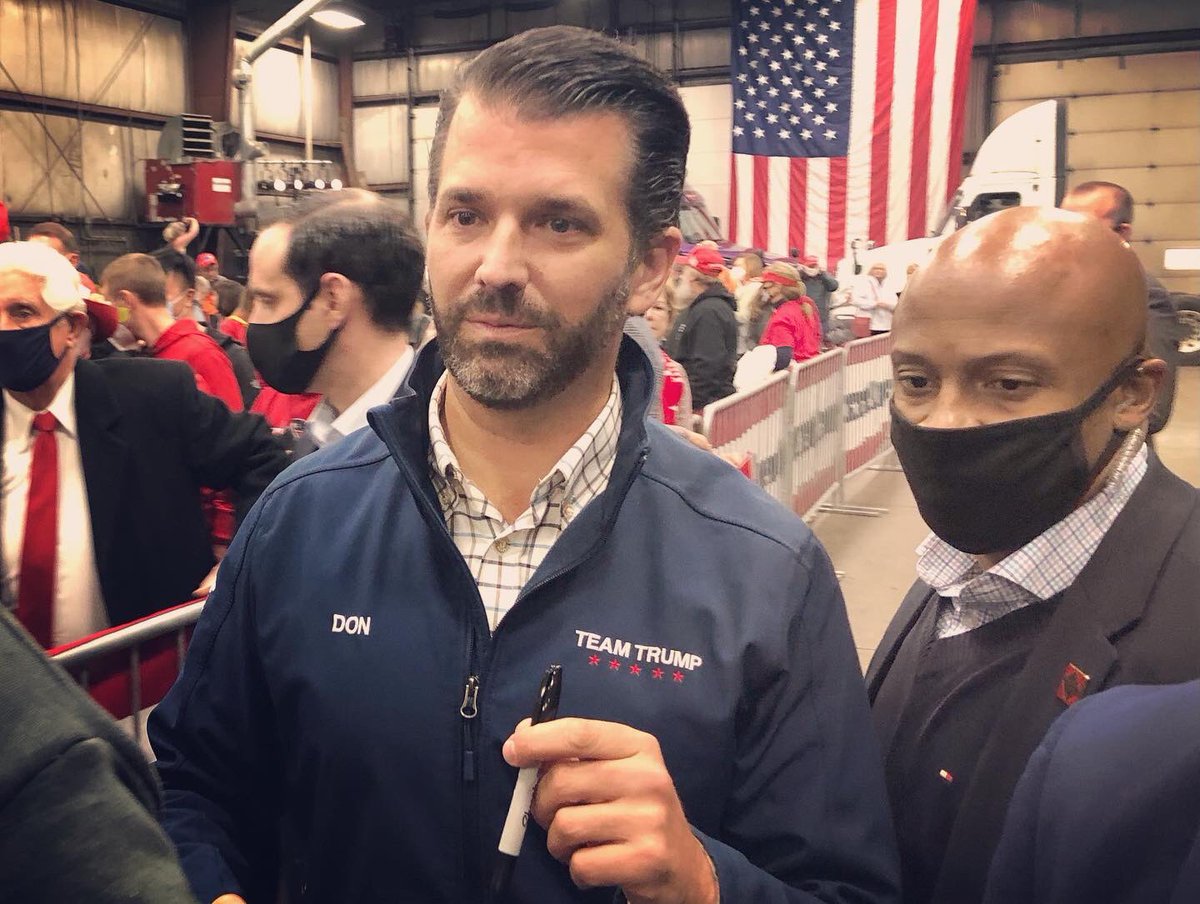 jdvideography's tweet photo. My new blog post is up! I photographed the campaign stop Donald Trump Jr. made in Toledo, and wrote about it in my newest post, check it out! https://t.co/h9MQEaar5w @intro2pj #photojournalism #mediacomm #iPhonephotography https://t.co/s4rknlrXBk