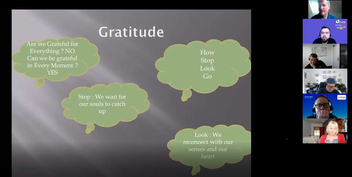 imslimerick's tweet photo. This week is "Wellness Week" at IMS. Huge thank you to our first guest speaker of the week Stephen Pitcher who delivered a really engaging and thought-provoking presentation on Mindfulness. This was an excellent start to the week!
#TeamIMS #WellnessWeek2020 #Mindfulness https://t.co/ILu3MYW8ch