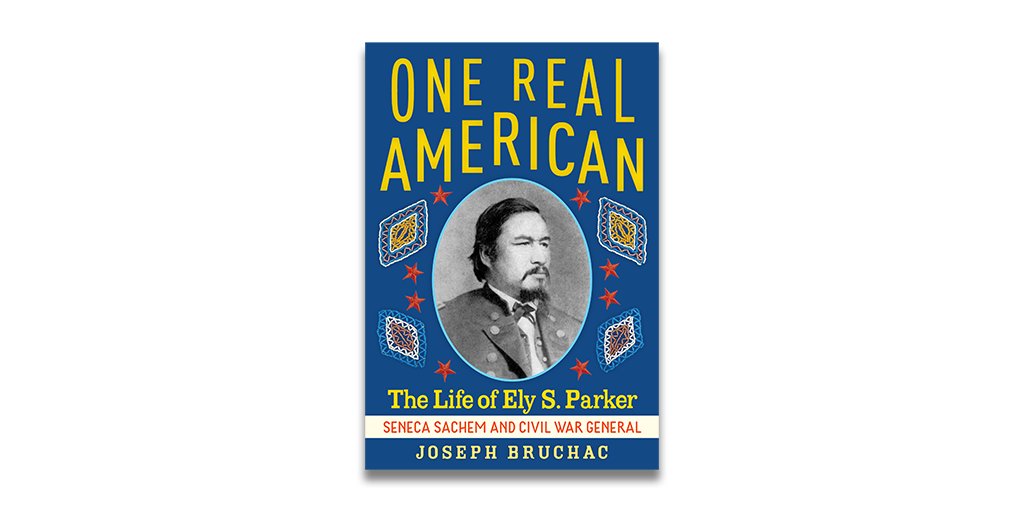 abramskids's tweet photo. As a member of the Seneca (Iroquois) Nation, attorney, engineer, and tribal diplomat, Ely Parker is one of the most unique but little-known figures in US history. His new biography by @JosephBruchac is out today! #OneRealAmerican #BookBrithday https://t.co/V1J8z4QIbx https://t.co/R42INtPsjD