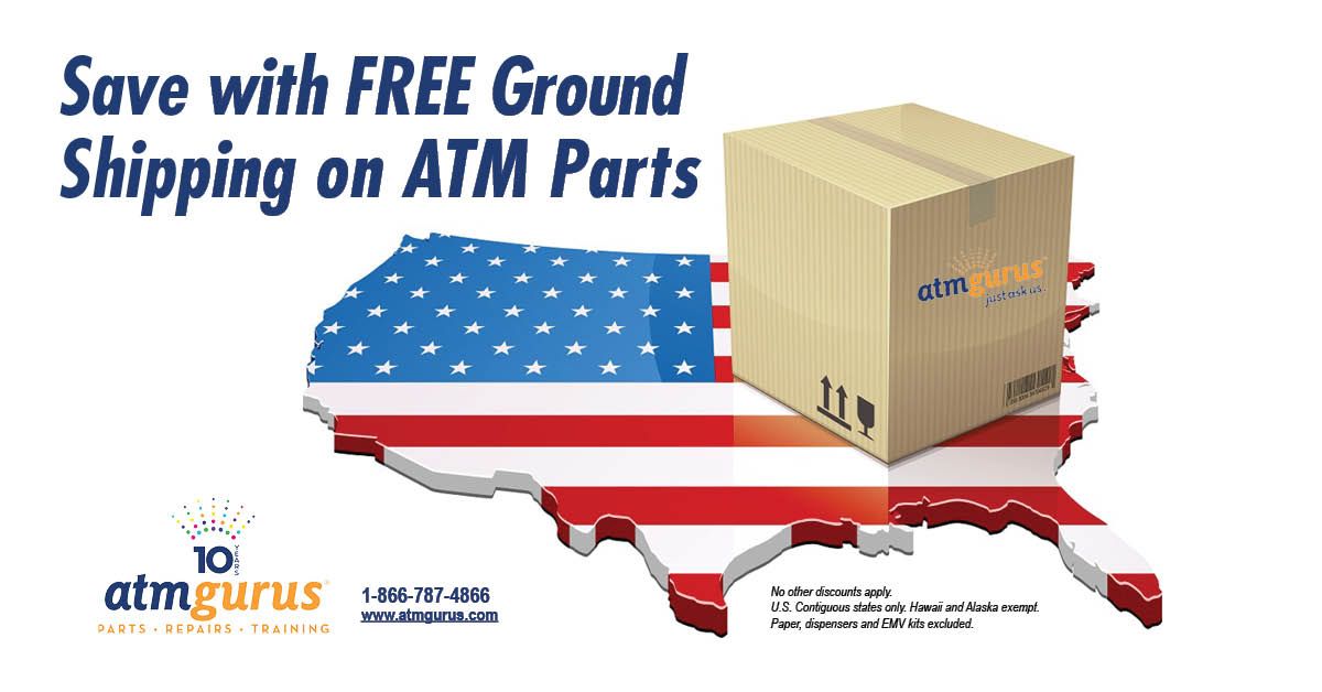 TritonGurus's tweet photo. Free, FREE, FREE. ATMGurus is offering FREE Ground Shipping on all ATM part orders. Don’t miss out on these incredible savings. Click here https://t.co/lFL4KzvJ2j for more details.
#atms #atmparts #atmrepairs #atmdeployers #atmindustry #atmgurus https://t.co/yPZq2kTym6