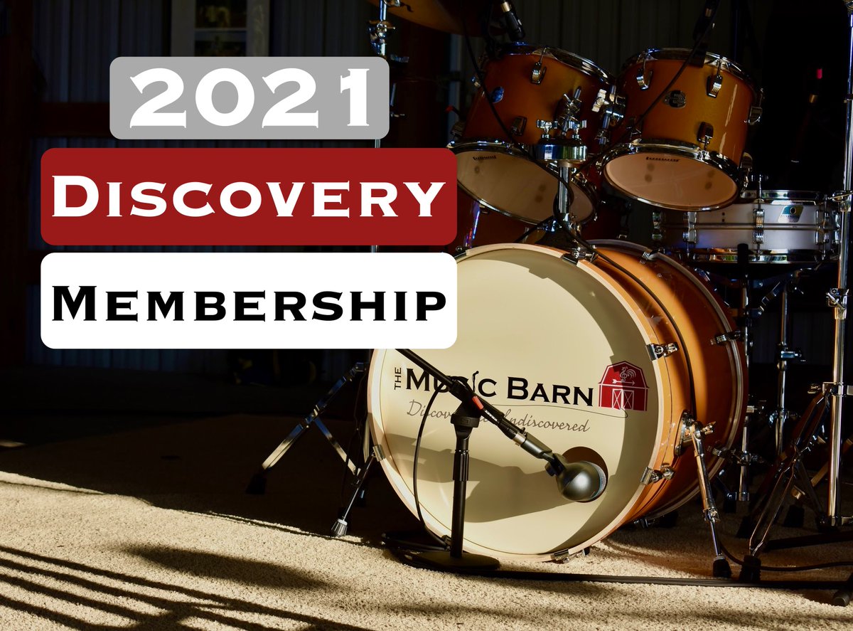 The_Music_Barn's tweet photo. NEW: Discovery Memberships

Enjoy access to all of our events in 2021 for only $49 - become a member and gain unparalleled access to Discover the Undiscovered at The Music Barn!

For more information: https://t.co/gZZyq5zF8u https://t.co/3nMnnonflF