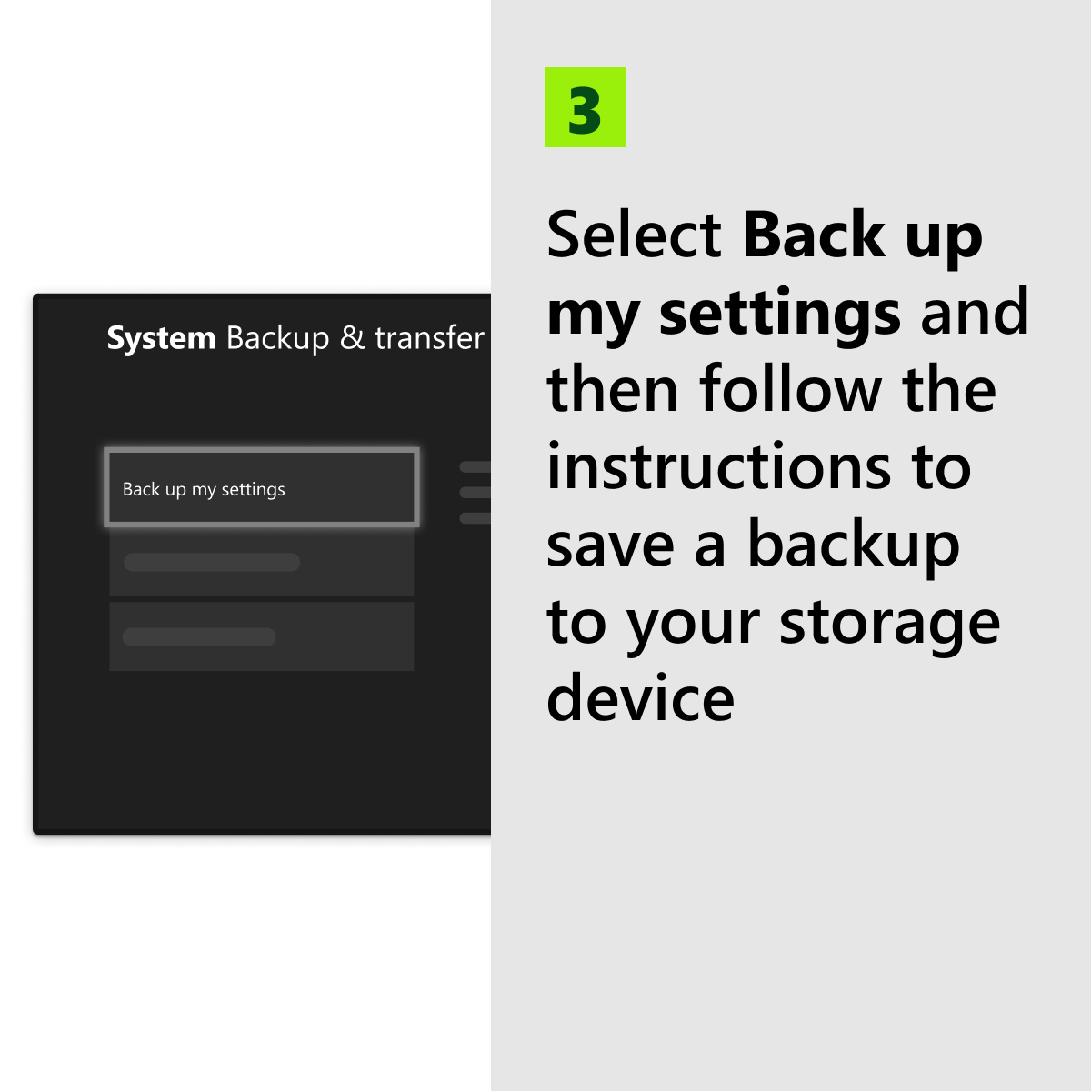 XBOXSupport's tweet photo. Pro tip: Back up your Xbox settings now, so, uh, *future* setups will be simpler.

Here's how to do it: https://t.co/oO5bSCZkSt

2️⃣ more weeks 🤩🤩🤩 https://t.co/cBmgCDj6wU