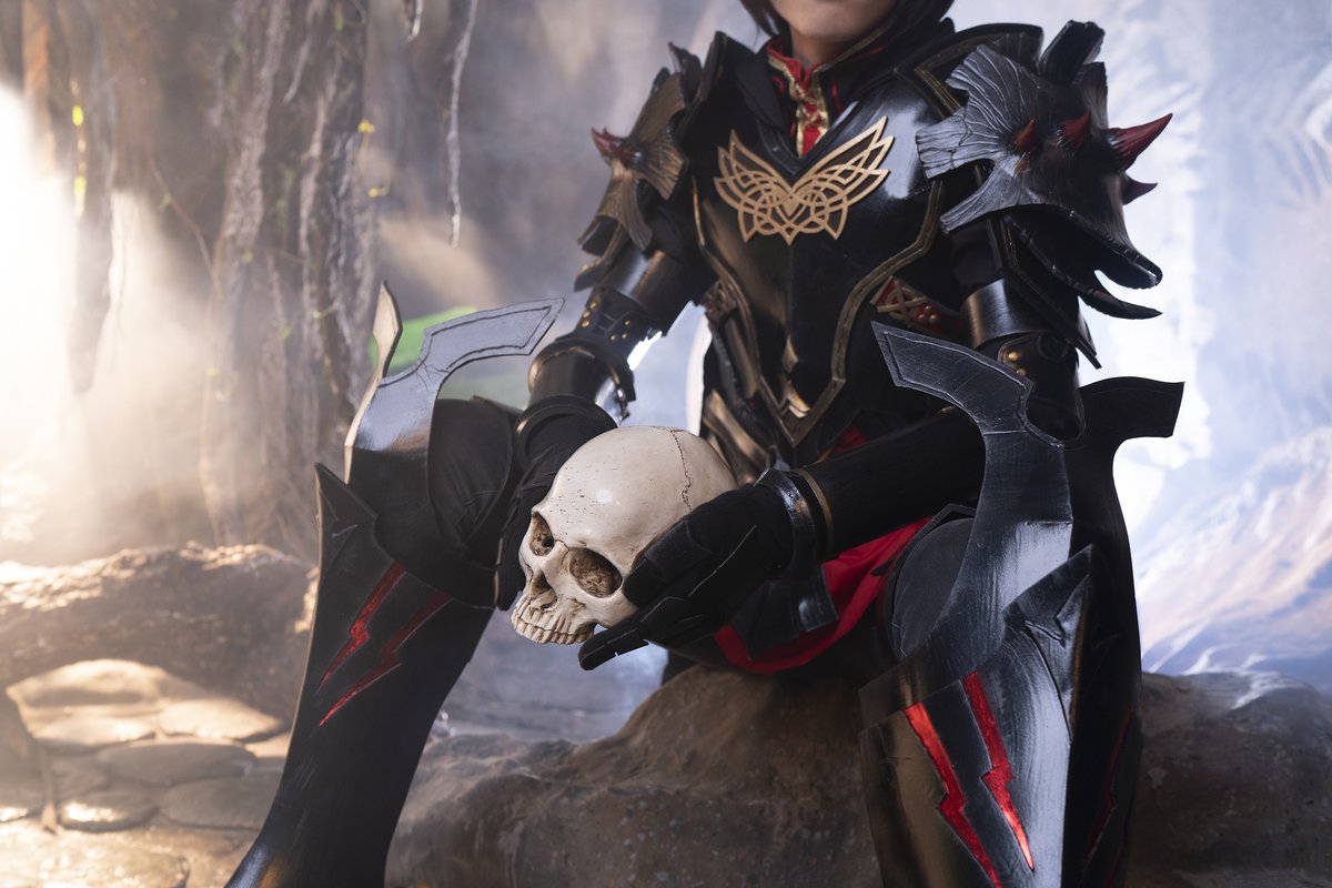 kagekunnn's tweet photo. "So long I've been waiting for you."
---
Photo/@oscar_chan_992
Vayne/@kagekunnn 
 
#Cosplay #Mabinogi #베인 https://t.co/HYRsVNYLd1