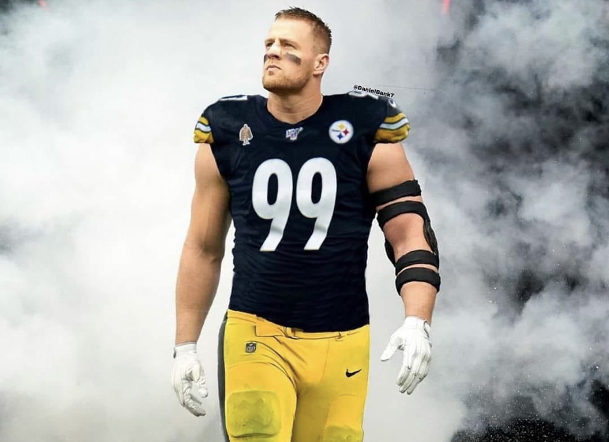 That Blitz Guy on X: 'JJ Watt in a Pittsburgh Steelers Uniform would look  nice. #Steelers  / X