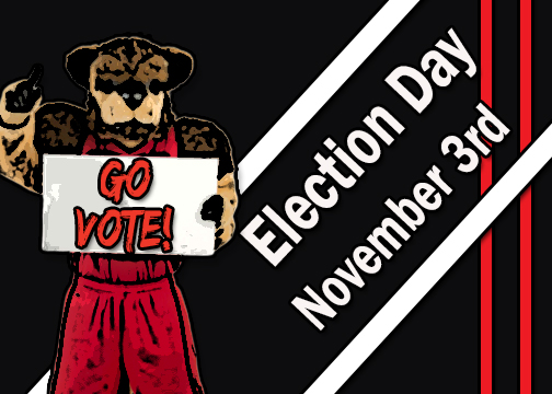 SIUECougars's tweet photo. Election Day is almost here! Get out & vote Cougar Nation!
#OVCvotes #siuevotes https://t.co/PvWE03NdNs