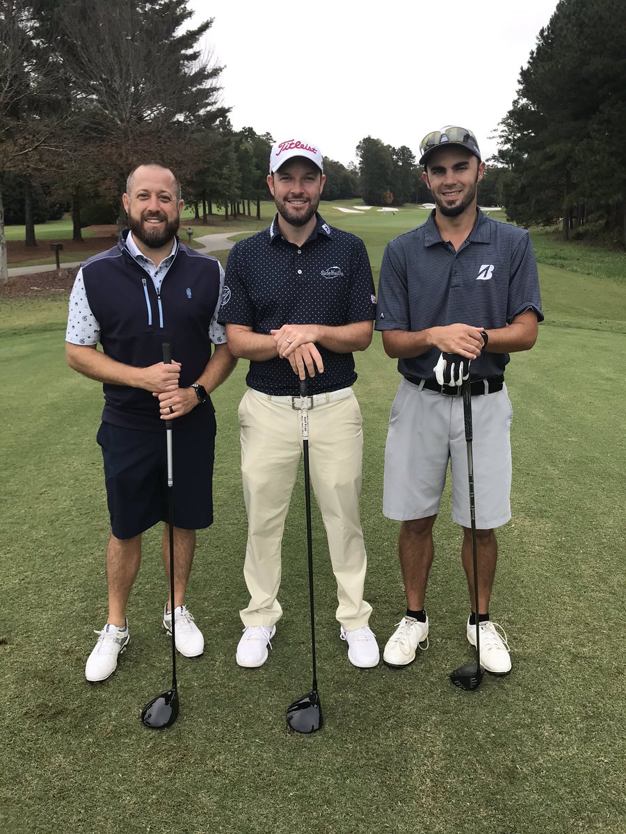GeorgiaPGA's tweet image. Welcome to the final round of the Georgia PGA Professional Championship, on the tee in the #FinalGroup - Chris Shircliff, Bill Murchison &amp;amp; Jacob Keen. #ProfessionalChampionship 
Check out live scoring ow.ly/2ji430rhaCY