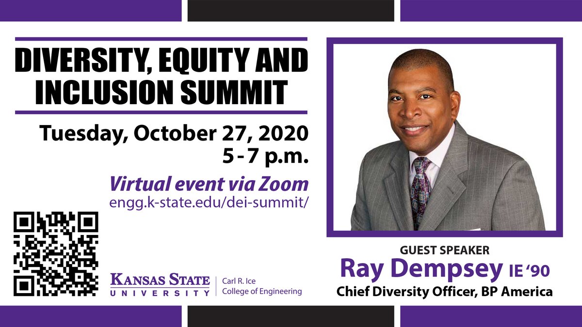 KStateEngg's tweet photo. Today is the day! Don't miss the 4th annual Diversity, Equity and Inclusion Summit! For more information and to RSVP, visit https://t.co/sH4IsHntbo. https://t.co/MMCgotvqNG