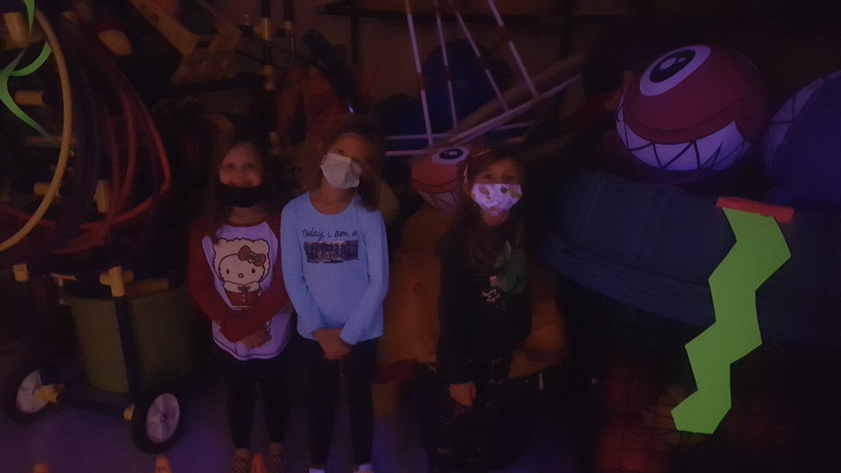 From the spider target throwing to searching as a team for hidden objects in the glow cave! We are having fun in PE!
<a href="/CoachGCES/">Britni Gooch</a> <a href="/CaprockES/">Caprock Elementary</a> <a href="/KISDAthletics/">Keller ISD Athletics</a>