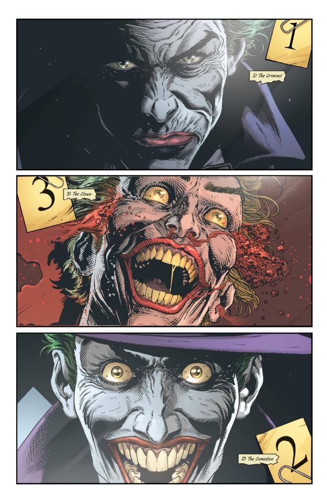 Comixology's tweet photo. Still reeling from their last encounter with the three Jokers, Batman, Batgirl, and Red Hood discover the terrible truth about the Three Jokers’ plot! https://t.co/o77KLQaBn0
W: @geoffjohns
A: @JasonFabok
C: @bdanderson13
L: #RobLeigh
E: #MarkDoyle & @thatamedeo https://t.co/CjWqr3T3MM