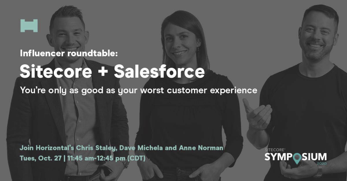 HztlDigital's tweet photo. Great start to #SymposiumSYM with @paige_oneill about creating moments that matter. Join our Influencer Panel session at 11:45 am CDT to continue the conversation about customer experiences #sitecore #customerexperience #experienceforward https://t.co/ccLlgMiMhS