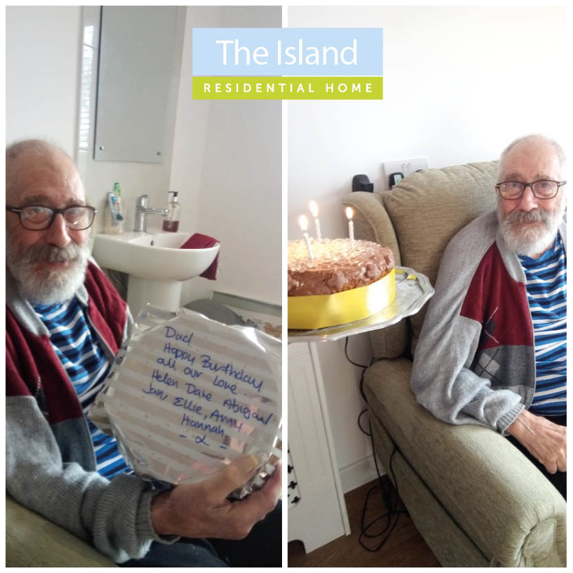What a pleasure it was to celebrate 🥳 with resident Jack on his birthday! We love nothing more than  helping making our residents' 🎂 birthdays special! #KentCareHome #HappyBirthday