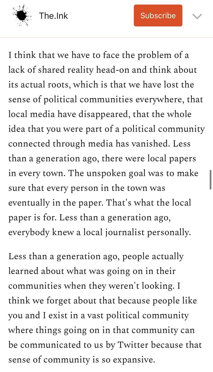 6. Rebuilding local media is a crucial defense against autocracy. https://the.ink/p/how-to-block-an-autocratic-breakthrough