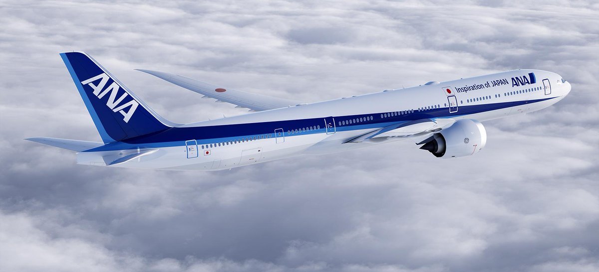 NEWS: NEWS: All Nippon Airways orders two more #777X jets in April, bringing their total 777X order to 22.

#Boeing777X #AllNipponAirways #FlyANA
