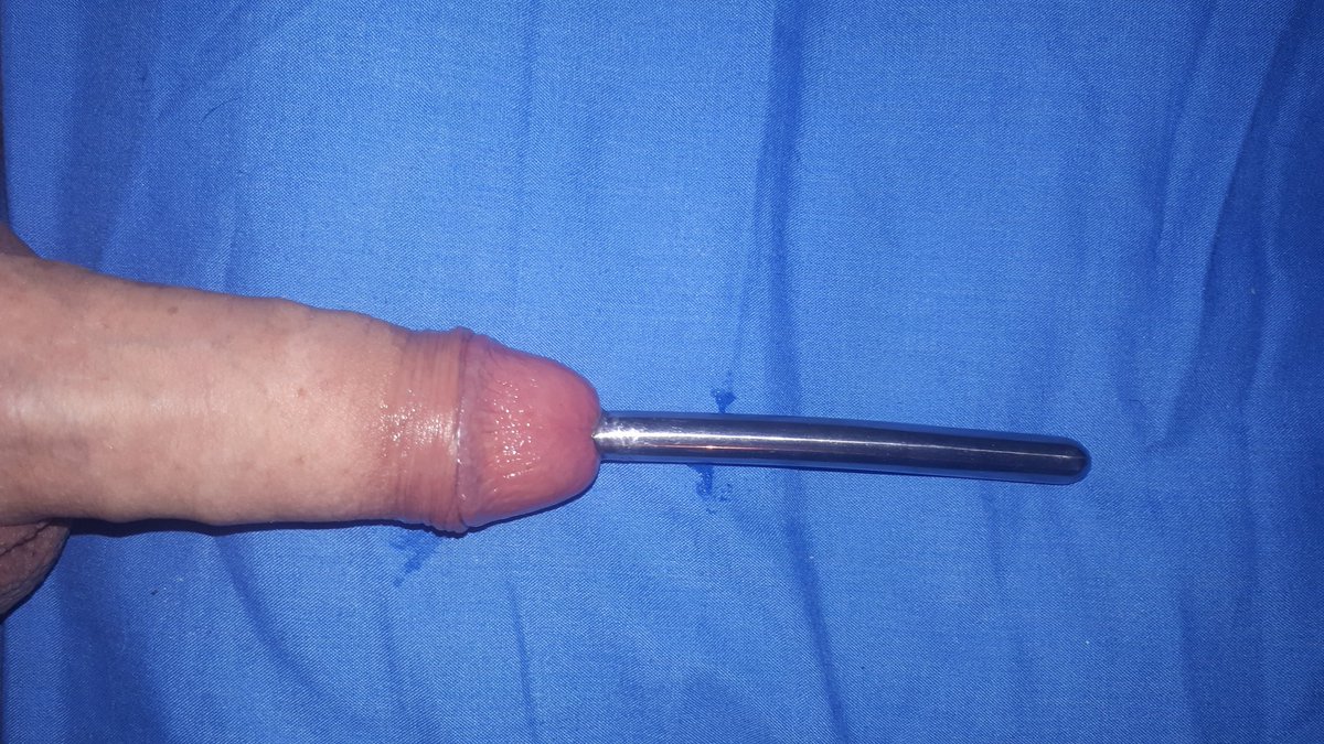 RedSounder's tweet photo. Today was a good day..... finally up a size 💪 #greedyslut #sounding #urethral #urethralsounding #cockstretching #cockring https://t.co/tnJWMP2TP5