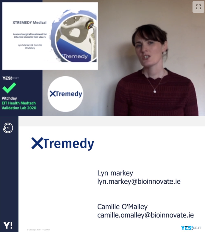 BioInnovate_Ire's tweet photo. Some fantastic pitches during today's @YESDelft @EITHealth Validation Lab. Well done to @BioInnovate_Ire alumni #MindSave and #Xtremedy on their excellent pitches and huge congratulations to the winner @nuigalway #LifeLet team @ellegrace23 https://t.co/JErkIPlS5z ๐๐ https://t.co/SnCeV4yuZo