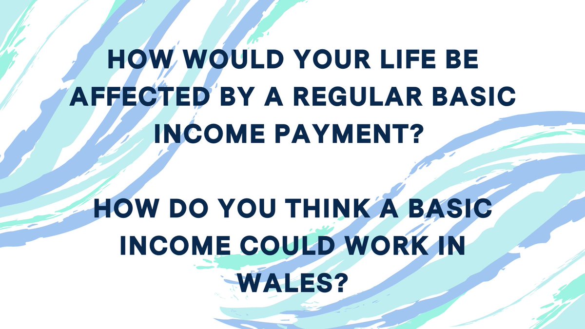 We’d love to hear your views to inform our work and are seeking a diverse range of people to feed into workshops on a Welsh basic income. #BasicIncomeConversation #UBI

Sign up to join the conversation - bit.ly/2JcNxtd