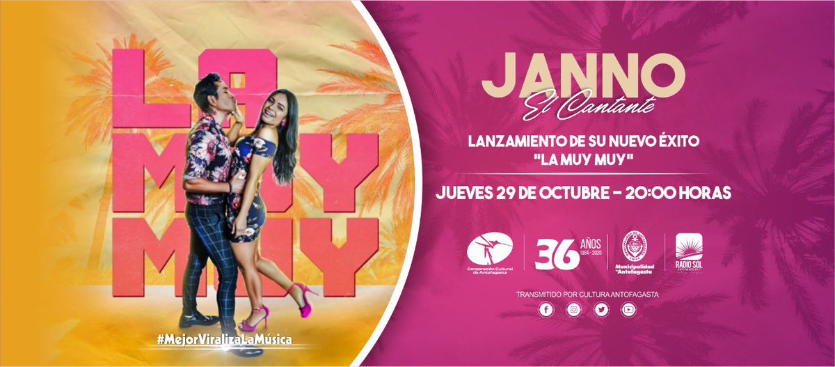 jannooficial's tweet photo. Este jueves #lamuymuy por #mejorviralizatumusica 
Mil gracias @Culturaafta https://t.co/93loCNYton