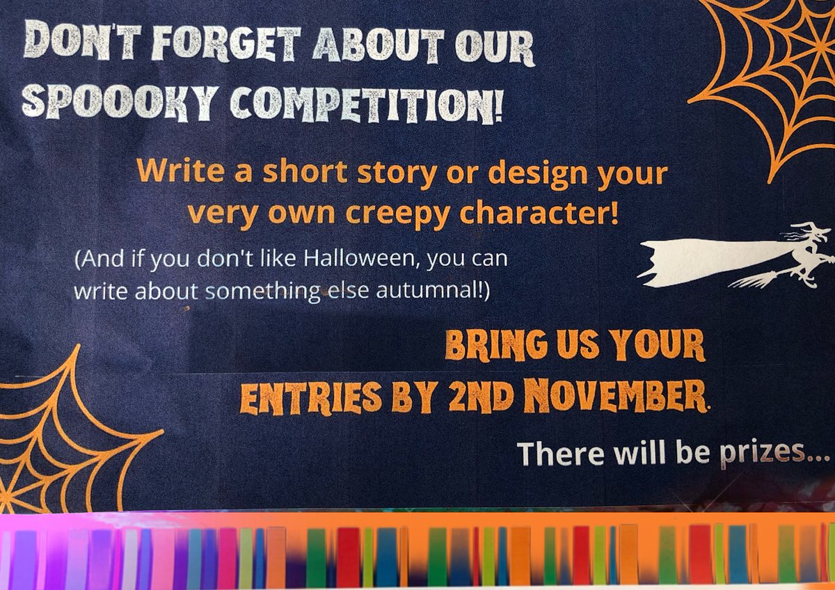 HomeGuildford's tweet photo. A spooktacular half term competition from #GuildfordLibrary open to children who enjoy Halloween as well as those who don't 👏🏽😃If your child takes part, pls take a pic, post and tag us. We LOVE seeing how creative the children are! #halftermcompetition #getcreative https://t.co/xnShb2pGRL