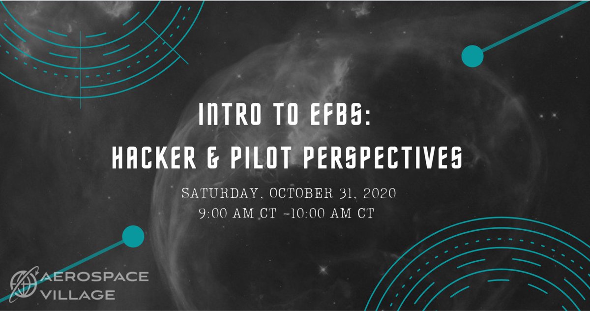 SecureAerospace's tweet photo. Catch @CyberGaffers talk "Intro to EFBs: Hacker &amp; Pilot Perspectives" this weekend @Grayhat_Con.  Talk begins on Saturday 10/31 at 9:00 AM CT.

Join here: https://t.co/jWi8BOMUr3

#SecureAerospace #AerospaceVillage #infosec https://t.co/4JrPdoQNc1