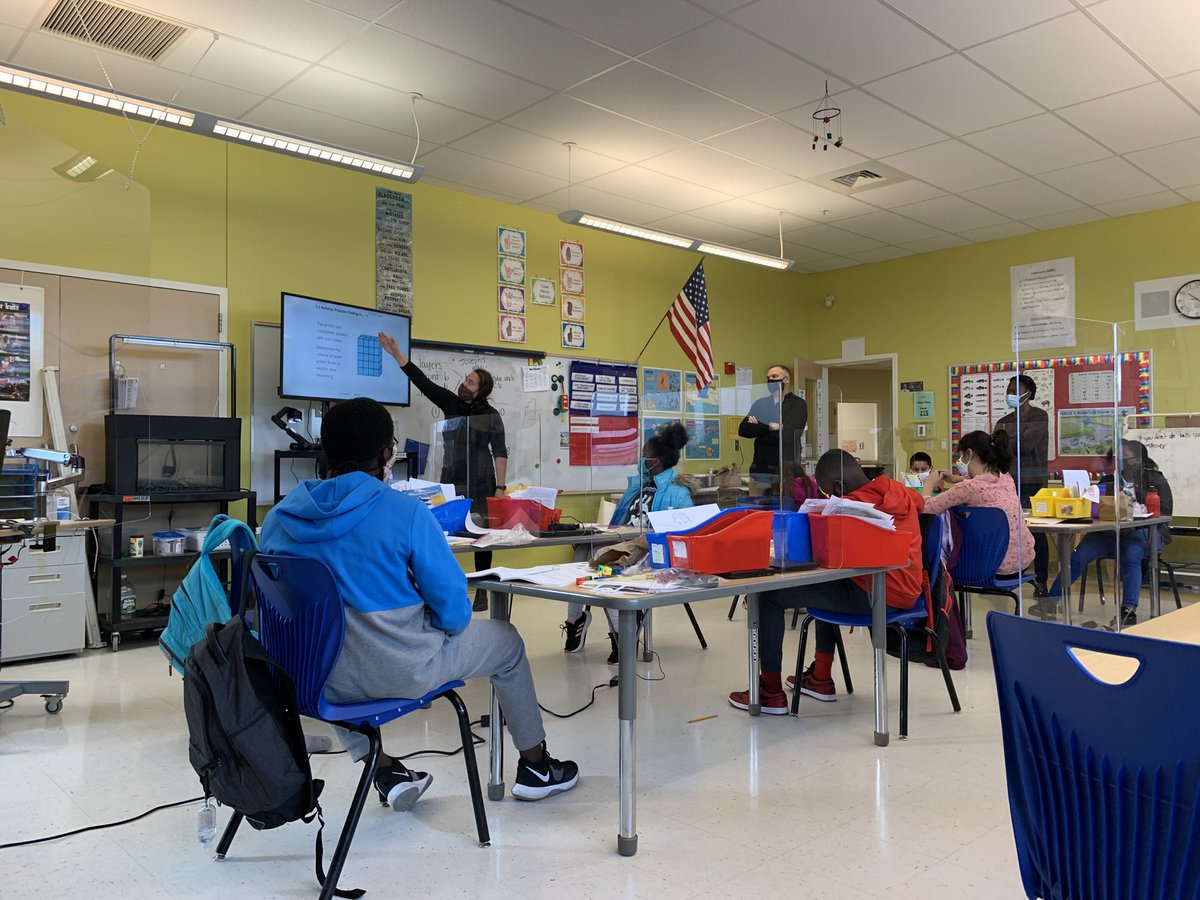 Fifth grade mathematicians hard at work #PPS EECS <a href="/eecsportland/">East End School</a> ⁦<a href="/PORTLANDPUBLIC/">Portland Schools</a>⁩