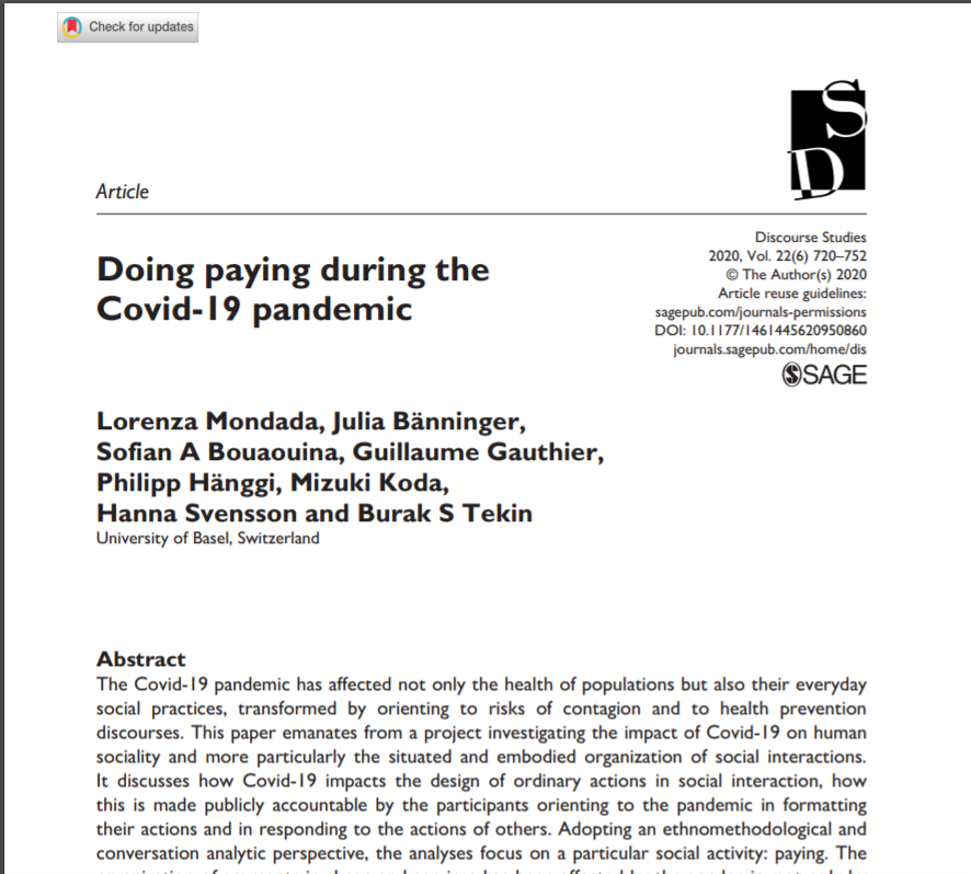 CEAPP_PennState's tweet photo. A timely article!
#socialinteraction #conversationanalysis #covid19 #embodiment https://t.co/defmNCnguc