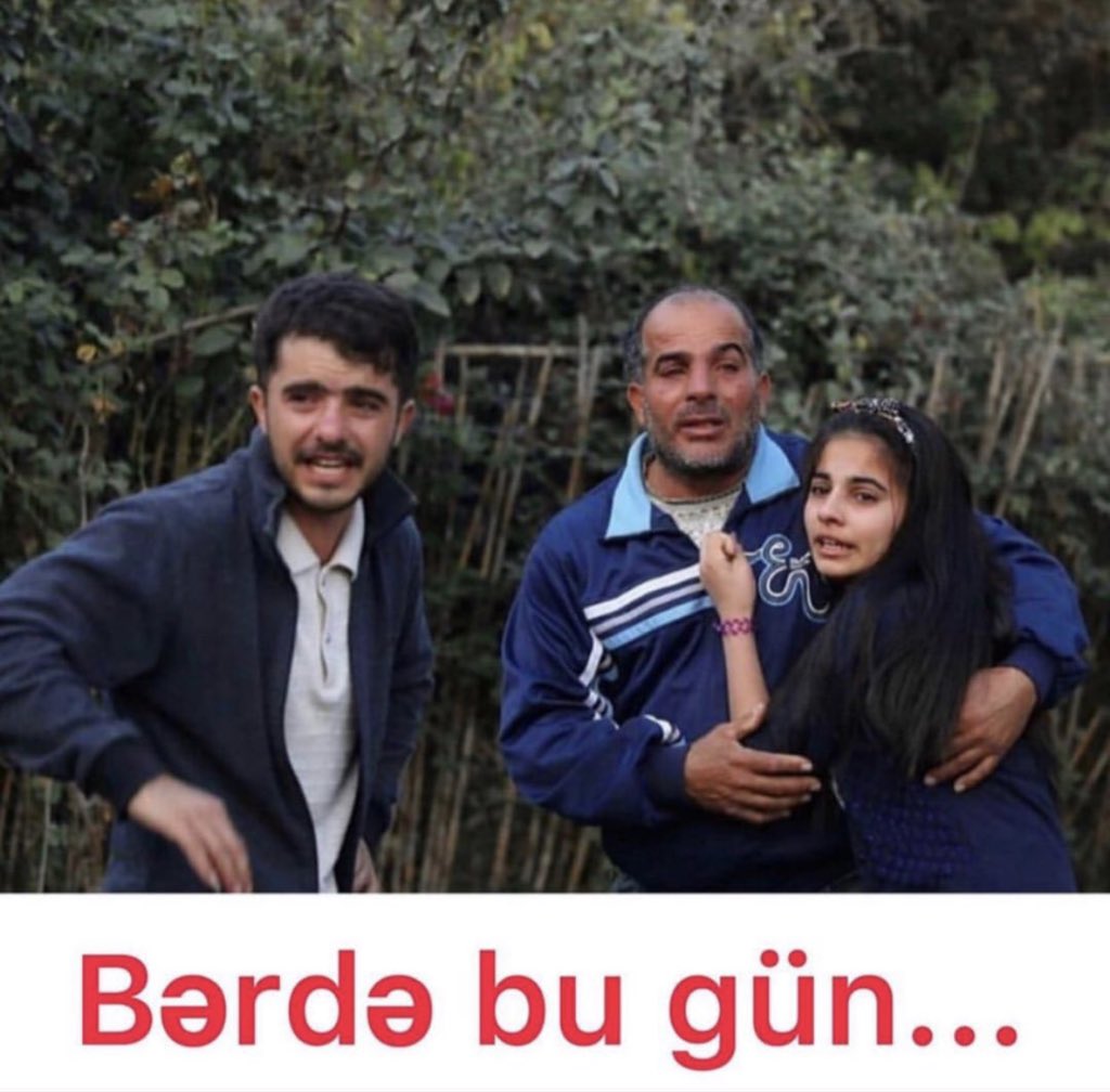 Senemmm01's tweet photo. Today, October 27, 2020 at 5 PM, the historical city of #Azerbaijan #Barda's Qarayusifli village is attacked by #Armenian  terrorists! As a result, 4 killed (including 2 kids), 10 wounded! THIS IS ACT of #ArmenianTerrorism 
#PrayforBarda
#StopArmenianTerrorism https://t.co/cEQUA2QxTD